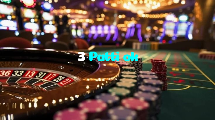 3 Patti ok casino presented on mobile device in Pakistan with slots and live games